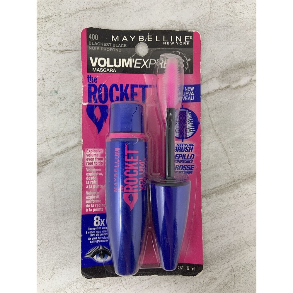 Mascara Blackest Black MAYBELLINE New York VOLUME EXPRESS The Rocket B4